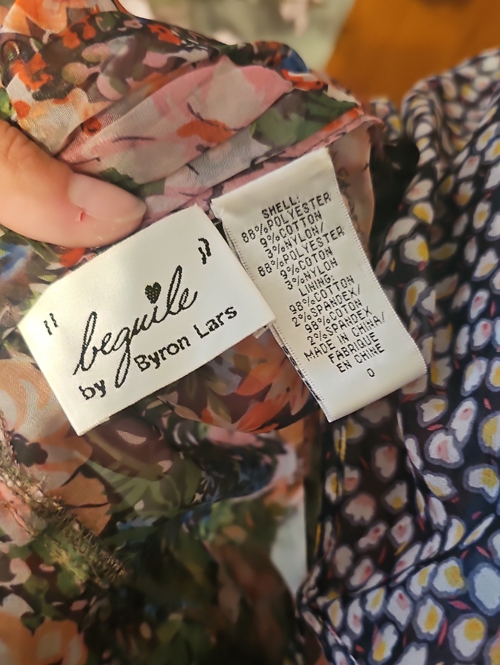 Byron Lars Multi Print Sequin Dress - Picture 8 of 8